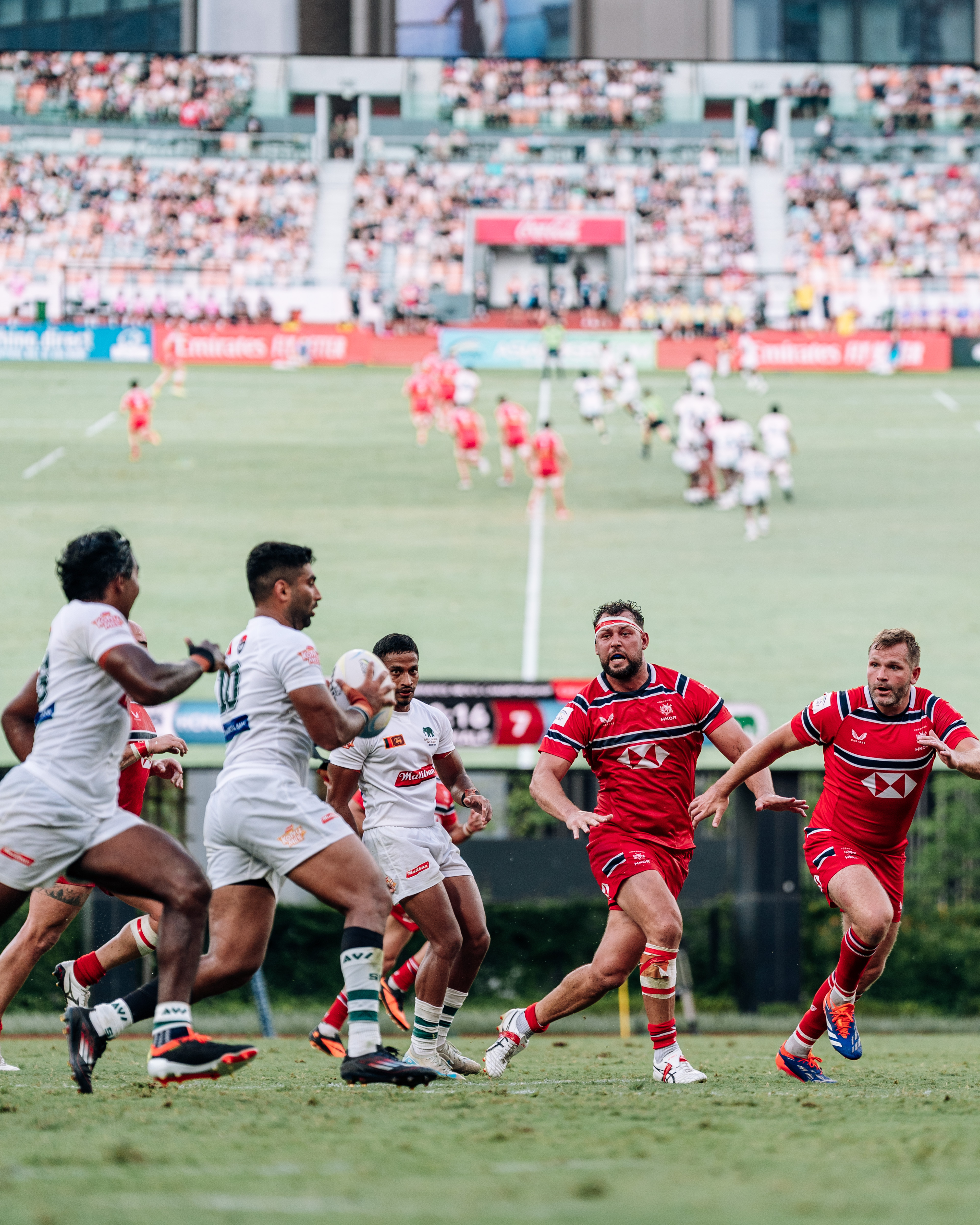 中國香港男子15人欖球代表隊 對 斯里蘭卡