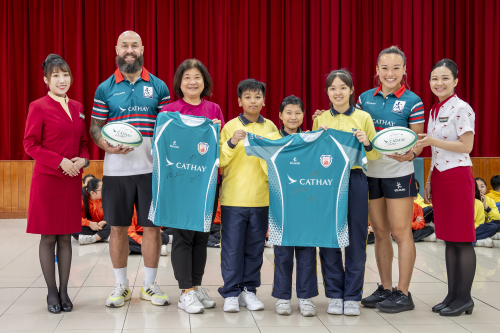 「Tackling Life」欖球培訓計劃 - 中國香港欖球總會及國泰攜手合作