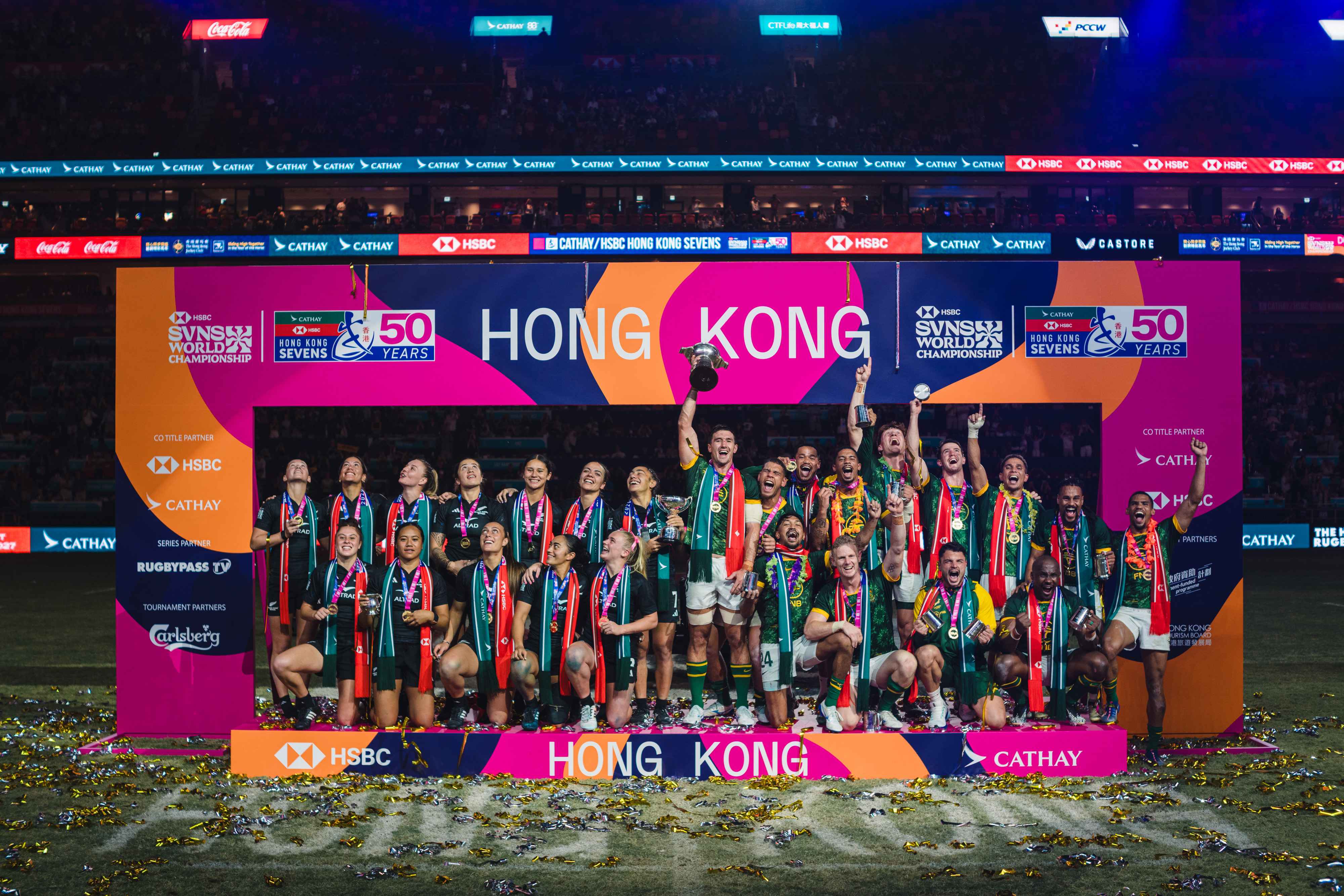CATHAY/HSBC HONG KONG SEVENS REACHES THRILLING CRESCENDO AS SOUTH AFRICA SECURE DROUGHT-BREAKING TITLE