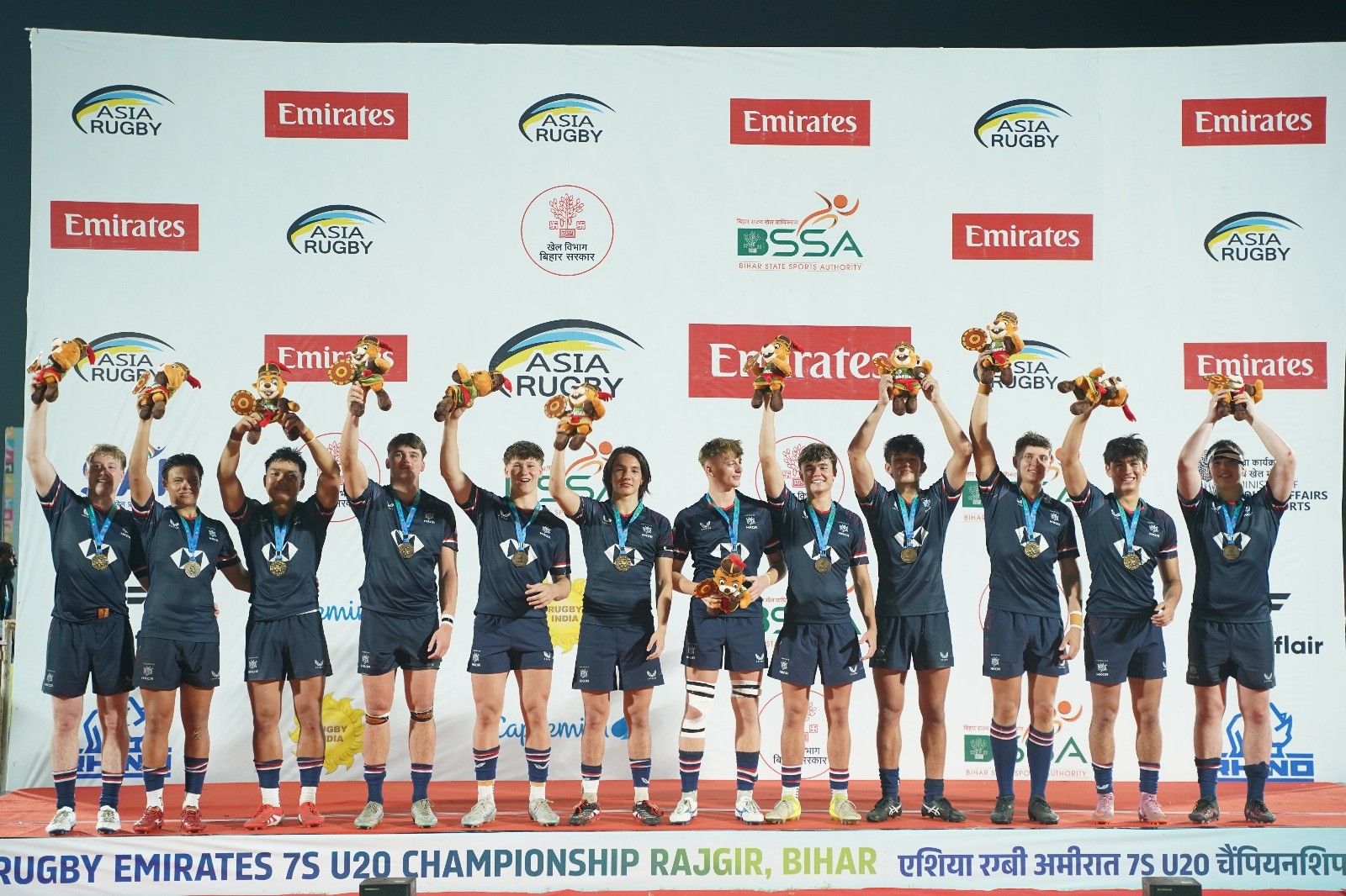 HONG KONG CHINA SUCCESS AT ASIA RUGBY U20 SEVENS