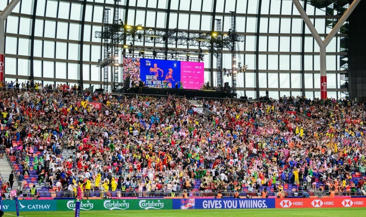 「2025年國泰/滙豐香港國際七人欖球賽」 啟德主場館慶祝超級星期六